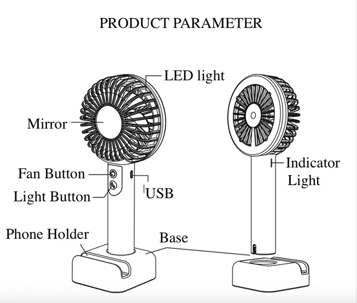 personal handheld fan